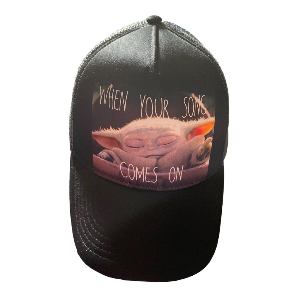 Disney Star Wars Unisex Baby Yoda Grogu Trucker Hat One Size